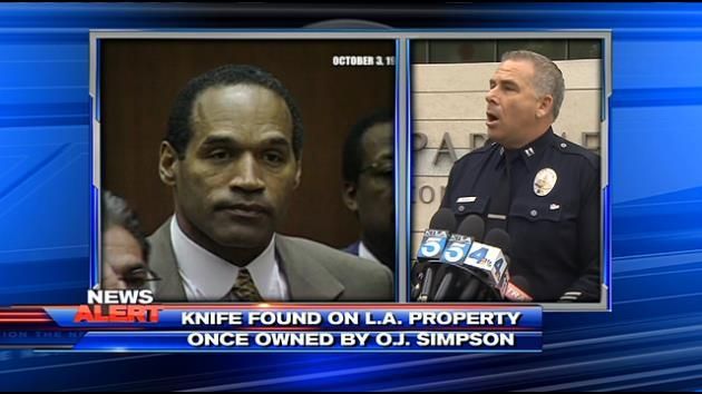 LAPD investigates knife purportedly found at OJ Simpson home