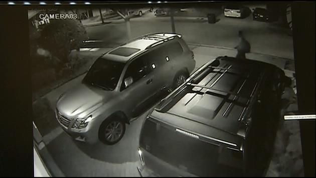 Surveillance captures suspect linked to multiple car break-ins