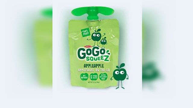 Applesauce pouches being recalled