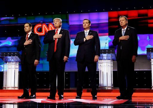 GOP final 4 tone down rhetoric, if not their differences