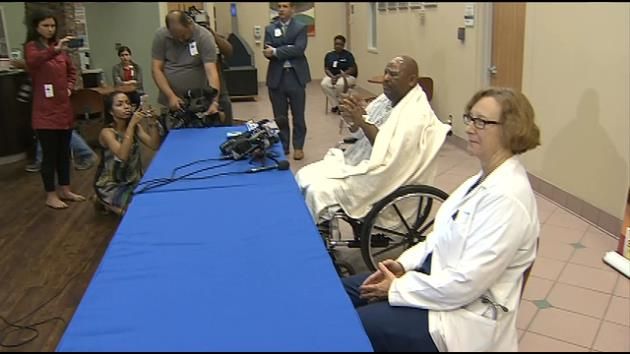 Fire performer burned at pep rally speaks out