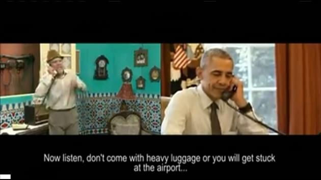 US releases video of Obama with Cuba's best-known comedian