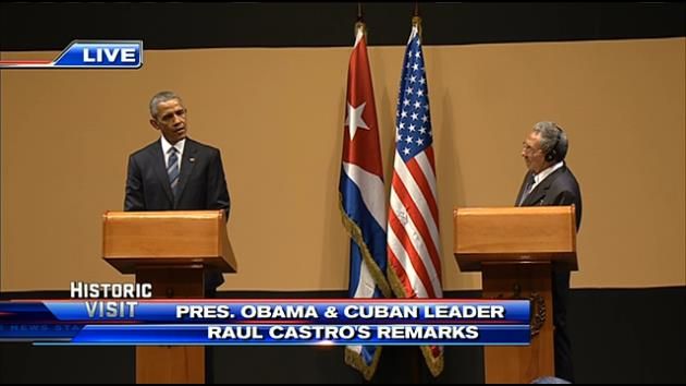 Tussling on human rights, Obama, Castro vow new path forward