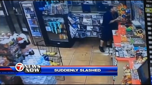 Man recovering after stabbing at ATM; suspect at large