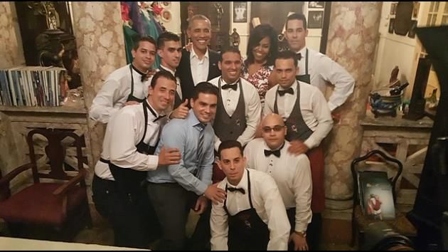 First family dines at government-approved restaurant in Havana