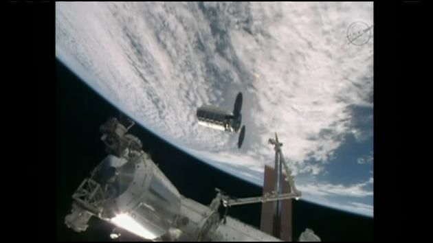 Easter delivery: Cargo ship arrives at space station