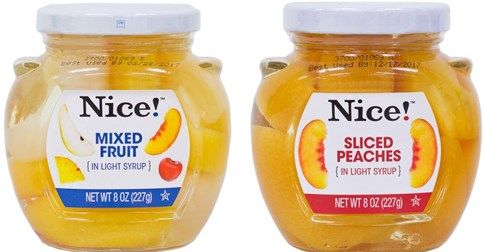 Sliced peaches & fruit sold at Walgreens recalled due to possible glass in products
