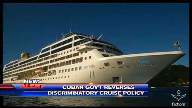Cuba relents, allows Cuban-born travelers on historic cruise