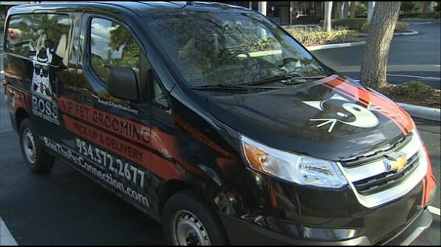 Sunrise tire slasher vandalizes dog grooming van
