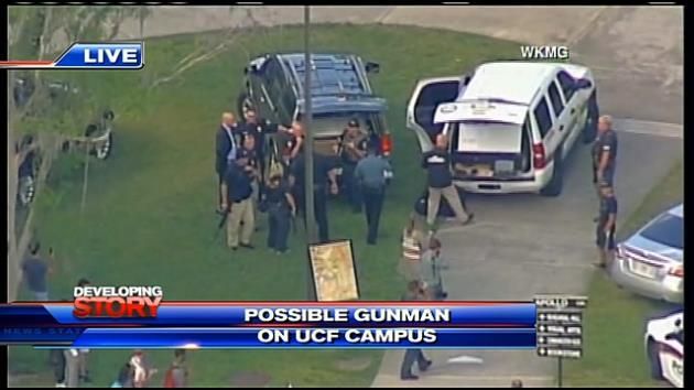 All clear after reported person with gun at University of Central Florida library