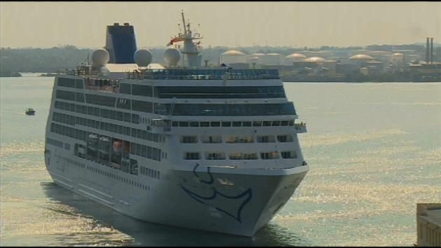 Historic cruise ship arrives in Cuba