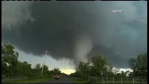 Tornado touches down in rural Oklahoma; no injuries reported