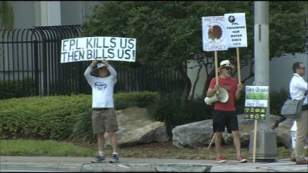 Protesters call out FPL over Turkey Point plant