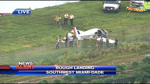 1 injured after rough landing near Homestead airport