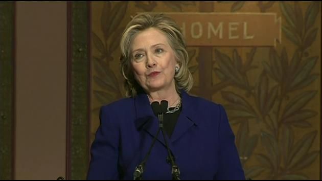 Clinton says she's confident about proper handling of emails