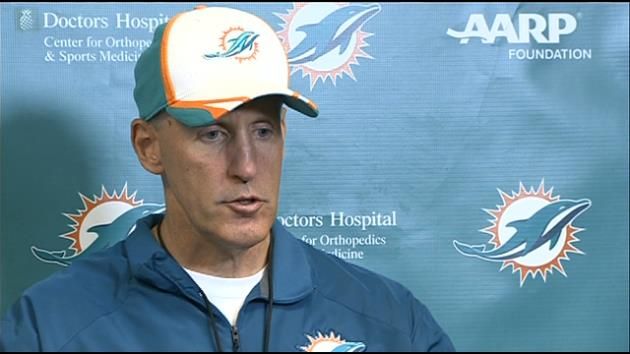 Dolphins coach Joe Philbin fired 4 games into his 4th season
