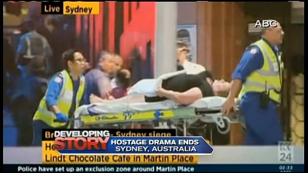 Sydney siege ends; 3 dead, including gunman