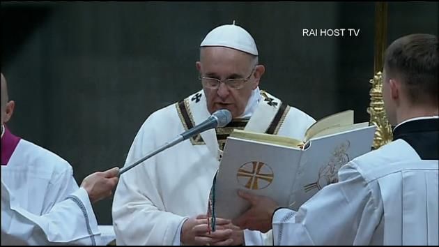 Pope celebrates Christmas Eve Mass and calls Iraqi refugees