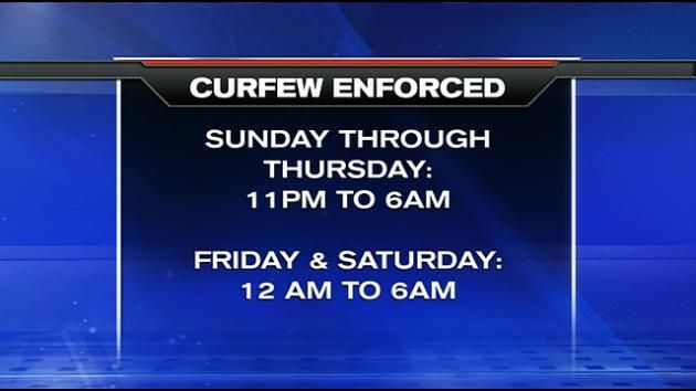 Curfews enforced for minors in Miami and Miami-Dade