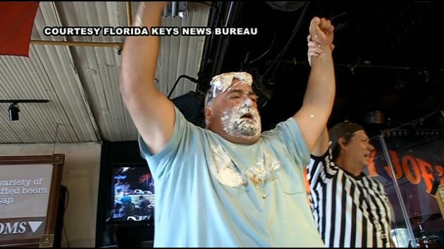 Florida man wins key lime pie eating contest