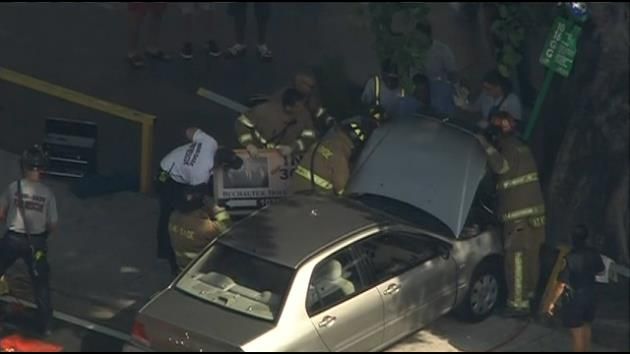 Hit and run driver injures 3 after crash with North Miami bus bench