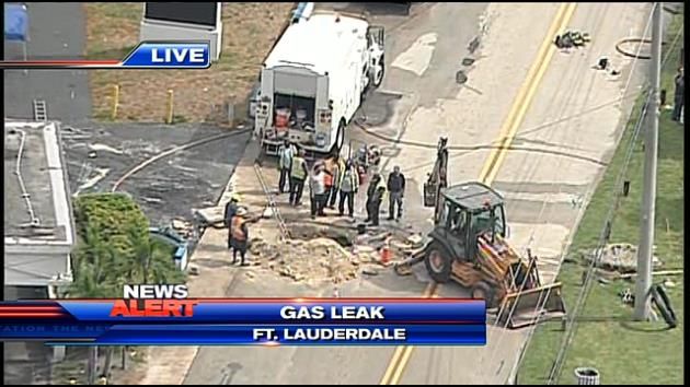Gas leak in Fort Lauderdale capped