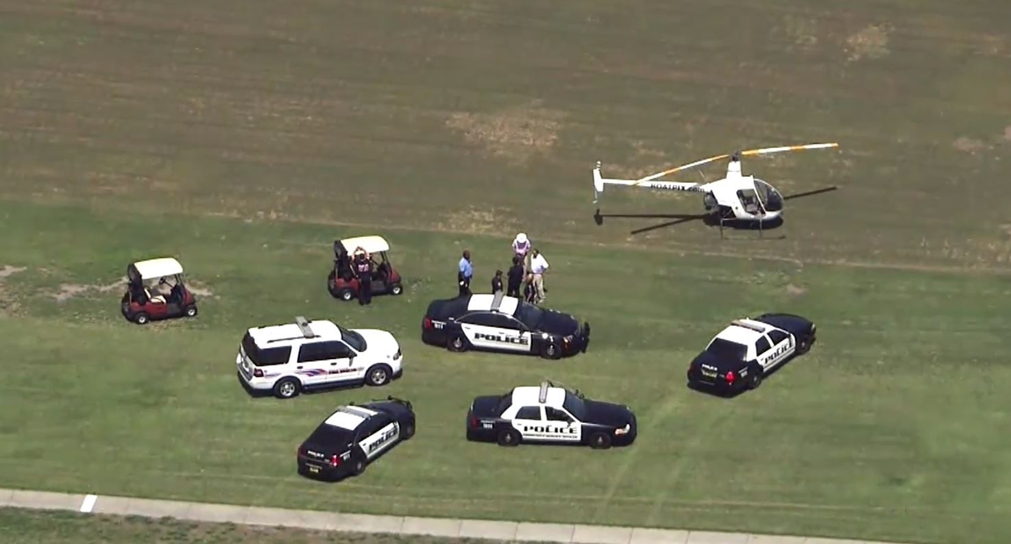 Pilot forced to land helicopter on Hollywood golf course