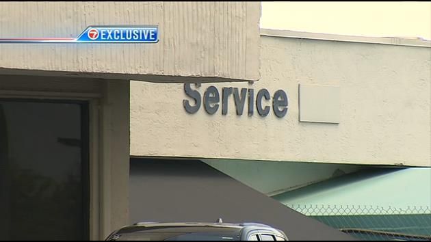 Woman's car stolen after being dropped off for service