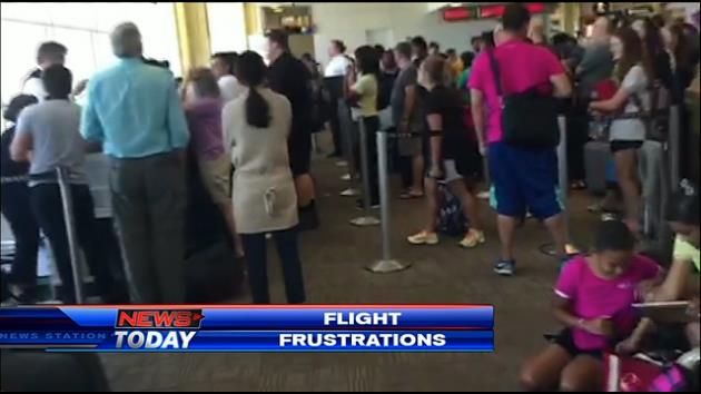 FAA site shows flight delays of 15 minutes or less