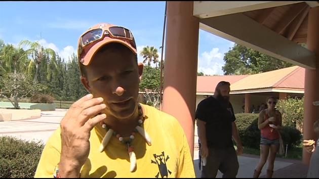 Rally organizer Chris Nicolaus