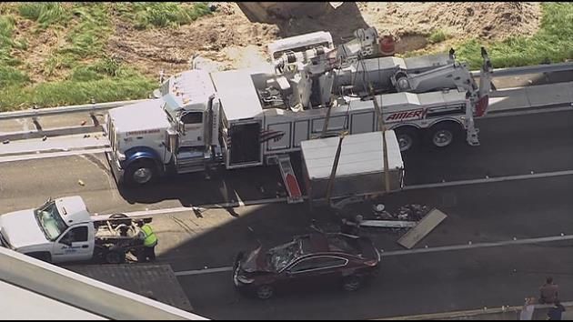 1 hospitalized in crash on 826 near 836; lanes reopened