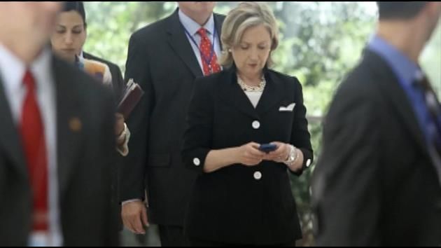 Officials: More work emails from Clinton's private account