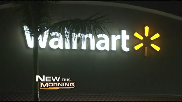 Robber jumps Walmart counter, flees with cash