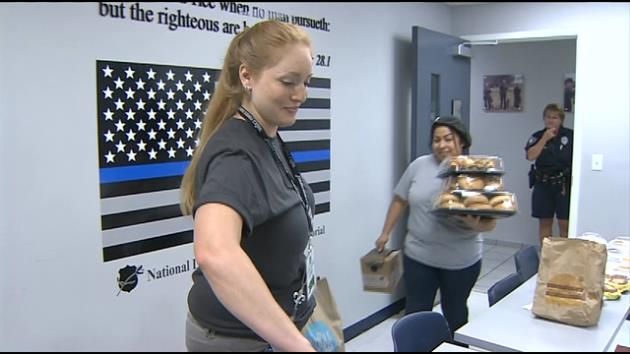 After officer refused service at Arby's, local companies donate breakfast