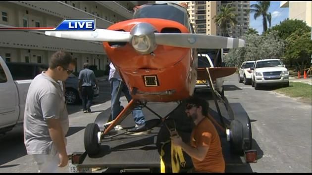 Plane removed from Lauderdale-by-the-Sea beach after emergency landing