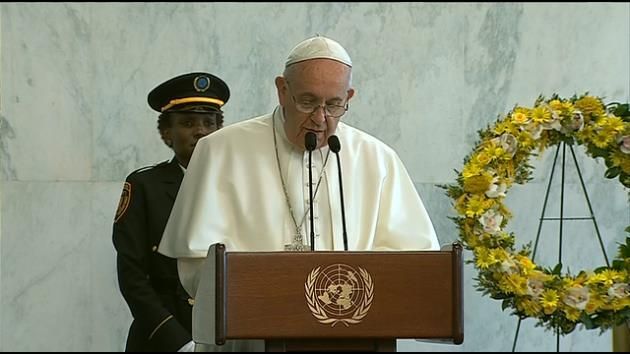 Pope Francis mingles with high and low in New York visit