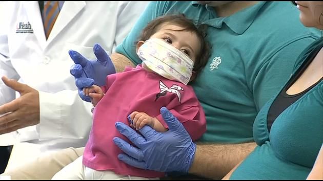 Infant heading home after life-saving heart transplant