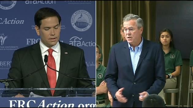 Bush-Rubio rivalry intensifies as Iowa caucuses draw closer