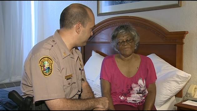 Woman speaks out after being rescued from fire by police
