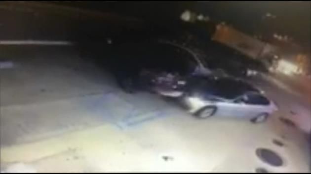 Surveillance video shows crash that sent car into restaurant patio