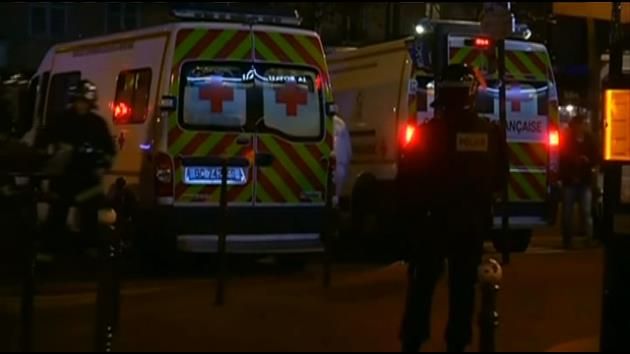 France bombs Islamic State HQ, hunts attacker who got away