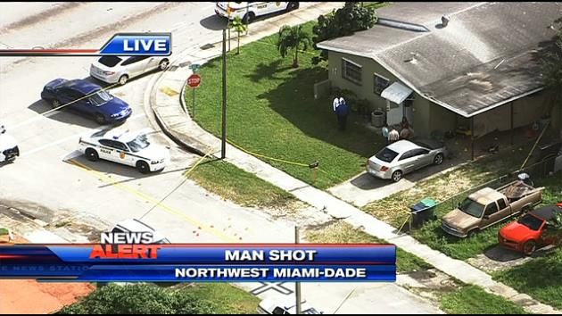 Man shot in Northwest Miami-Dade drive-by