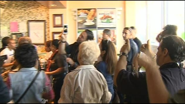 North Miami Police show support for fellow officer