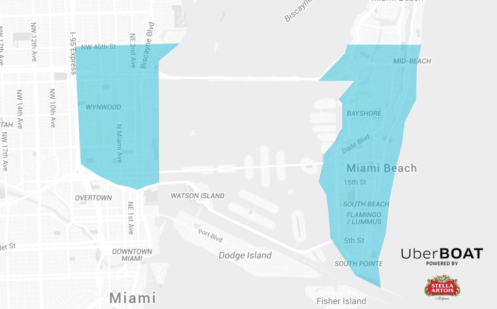 Uber launches UberBOAT during Art Basel week