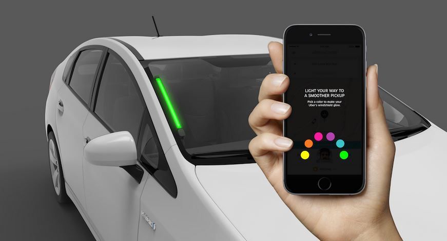 Uber testing feature that allows riders to find driver with color-coded SPOT lights