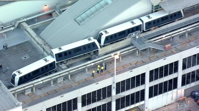 Miami International Airport's Concourse D Skytrain remains closed