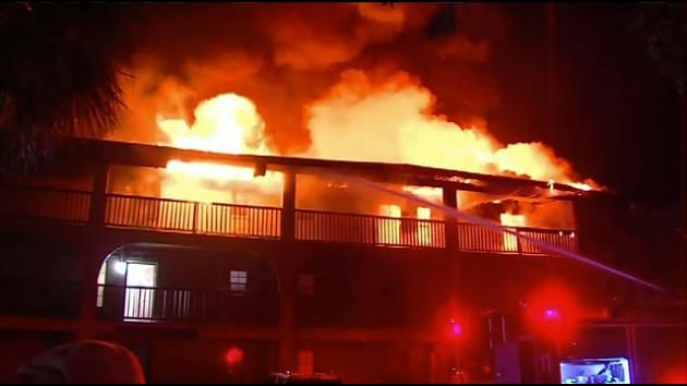 Firework gone wrong causes Tampa apartment complex fire