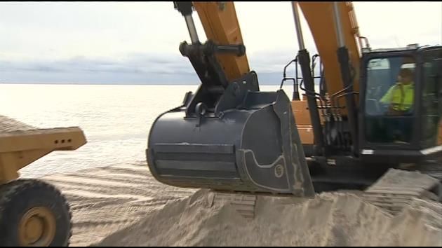 Beach renourishment project begins in Broward