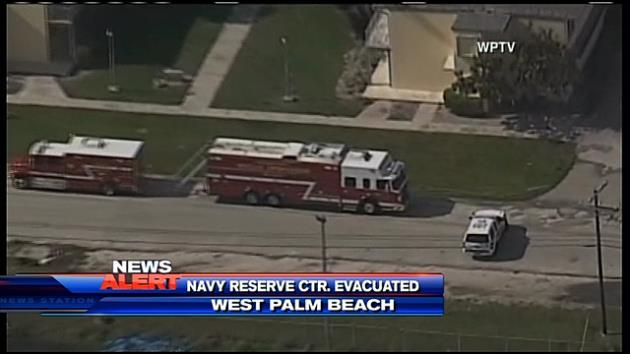Police give "all clear" after evacuation at Florida Navy center