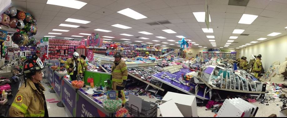 Multiple aisles collapse at Boca Raton Party City, 3 injured